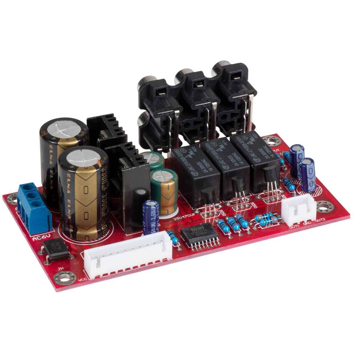 YuanJing Remote Digital Volume Control Preamplifier Kit with LCD Display